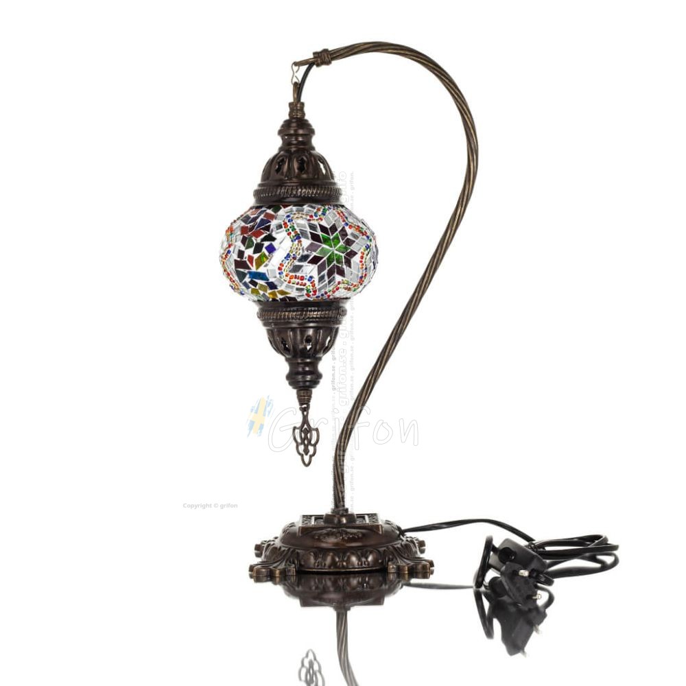 Lighting table hanging lamp Ï†130 42cm Handmade Metal with glass Pendant 1 - grifon.se 