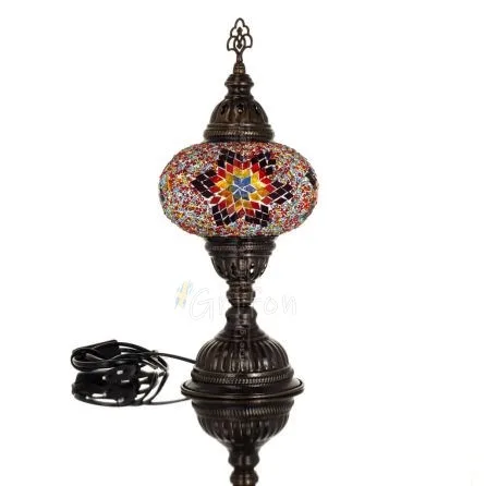Table lamp 1 Lamp φ160 30cm Handmade Metal with glass Lighting fixtures 1 - grifon.se 