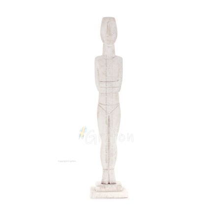 Cycladic figurine 60x10cm from Porolithos, Cycladic culture, ancient Greece Plaster, Tuff, Marmor 1 - grifon.se