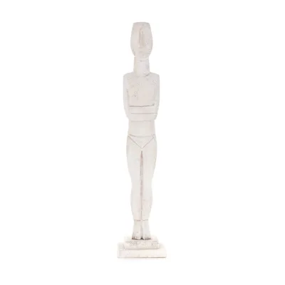 Cycladic figurine 60x10cm from Porolithos, Cycladic culture, ancient Greece Plaster, Tuff, Marmor 1 - grifon.se 