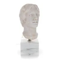 Tonåring: Ung, fri medborgare, 36 cm. Byst, byst Tillverkad av marmor, Handgjord, antikens Grekland Gyps, Porolithos, Marble 1 -