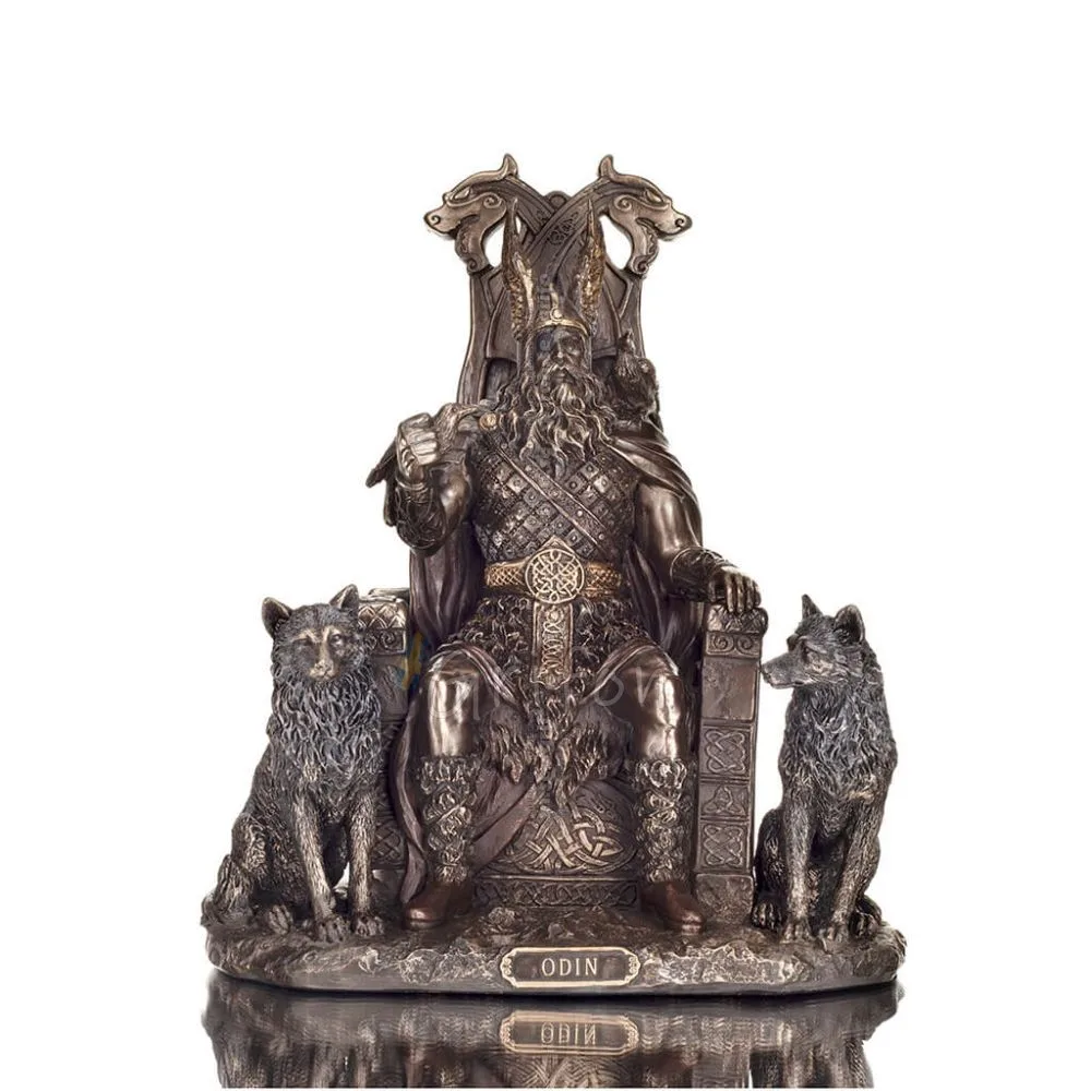Odin: The Supreme God in Norse Mythology 22cm Veronese elektrolytisk bronsstaty Veronese 1 - grifon.se 