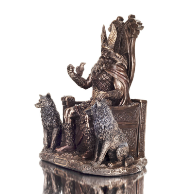 Odin: The Supreme God in Norse Mythology 22cm Veronese elektrolytisk bronsstaty Veronese 2 - grifon.se 