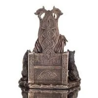 Odin: The Supreme God in Norse Mythology 22cm Veronese Electrolytic Bronze Full Body Statue Veronese 4 - grifon.se 
