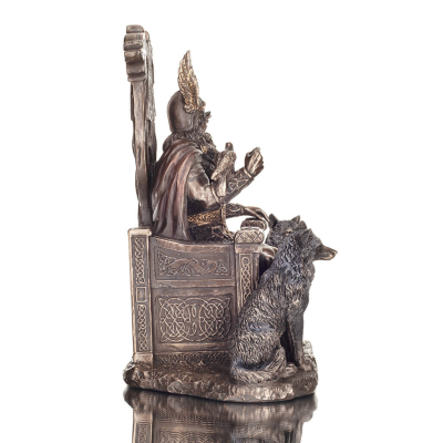 Odin: The Supreme God in Norse Mythology 22cm Veronese elektrolytisk bronsstaty Veronese 5 - grifon.se 