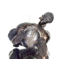 Odin: Den högsta guden i nordisk mytologi med korpbyst 24 cm Veronese elektropläterad bronsstaty Veronese 5 - grifon.se 