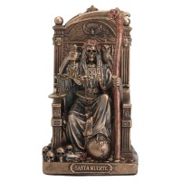SANTA MUERTE ON THRONE 8,4cm Κιβ.96