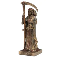 SANTA MUERTE HOLDING SCYTHE AND SCALE 10.6cm Κιβ.96